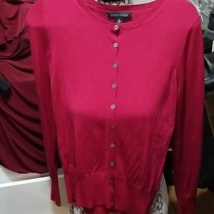 Merino wool button down sweater